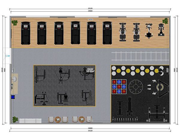 120平方健身房配置方案-广西Z6.COM-尊龙集团体育健身器材有限公司 120平方健身房配置方案-广西Z6.COM-尊龙集团体育健身器材有限公司