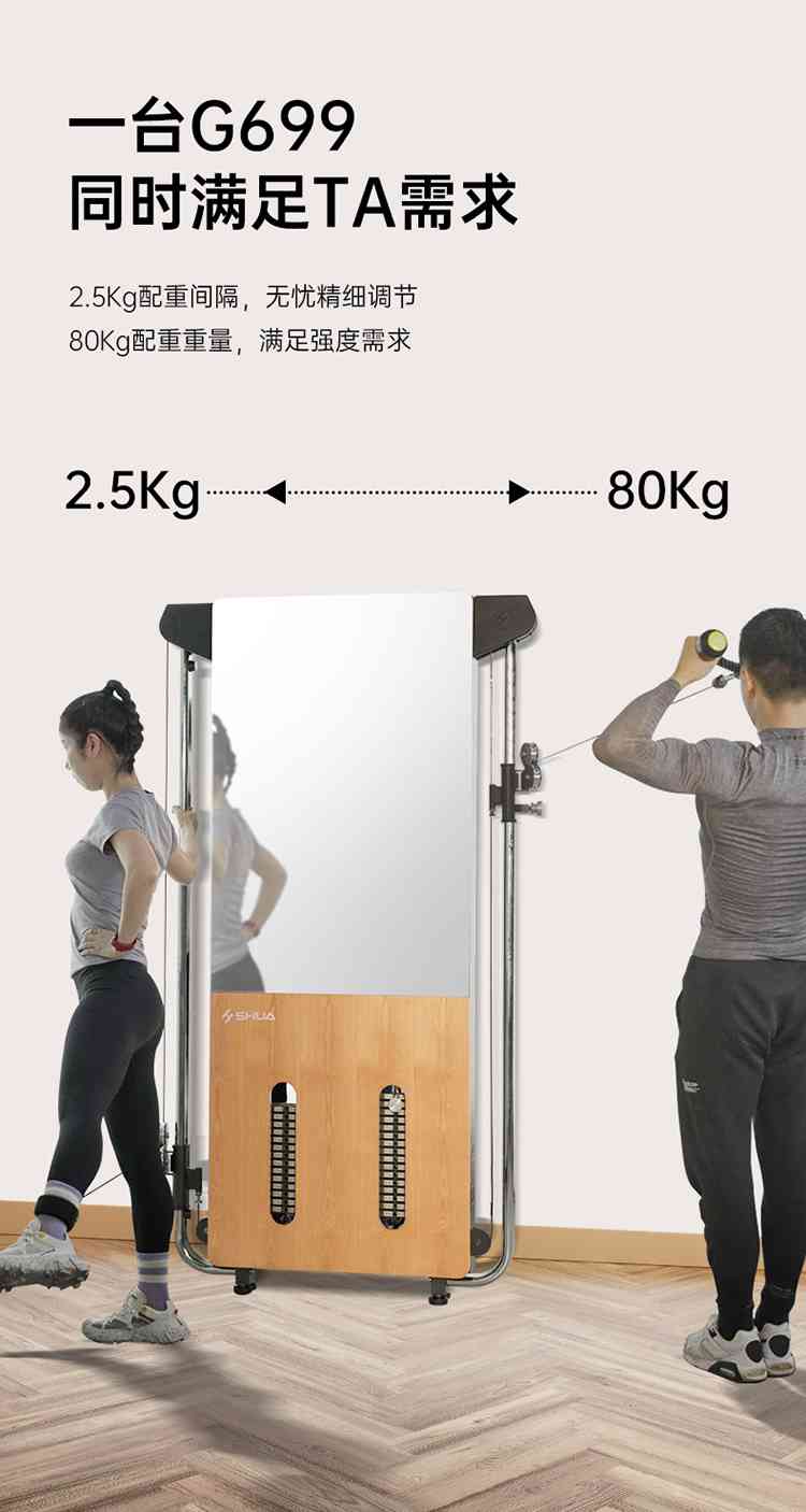 SH-G699 壁挂式拉绳训练器-广西Z6.COM-尊龙集团体育健身器材有限公司